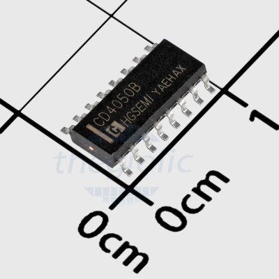 CD4050BM/TR IC Buffer Non-Inverting Push-Pull Output, 16-SOIC