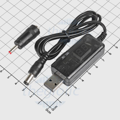 Cáp Chuyển Đổi Nguồn USB 5V Sang 9V 12V Cổng DC