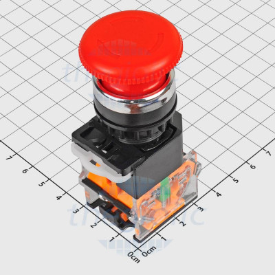 LA38-11ZS Nút Nhấn Dừng Khẩn Cấp 1NO 1NC 440V 10A