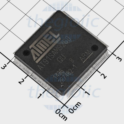 AT91SAM9260B-QU, ARM926EJ-S Microprocessor IC 1 Core, 32-Bit, 180MHz, 208-PQFP