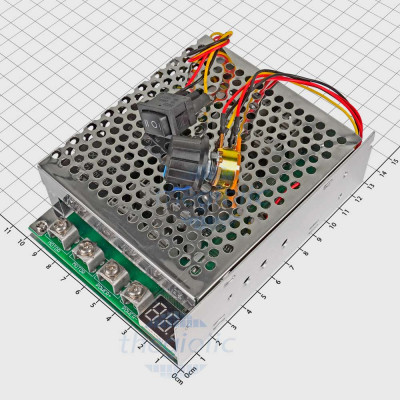 Mạch Điều Khiển Tốc Độ Động Cơ DC Đảo Chiều 60A Có Hiển Thị