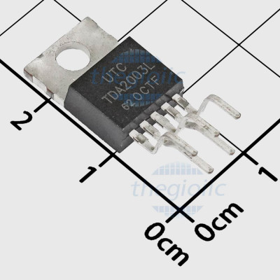 TDA2003 IC Amplifier Audio 12W 1-Channel Class AB, 5-PENTAWATT