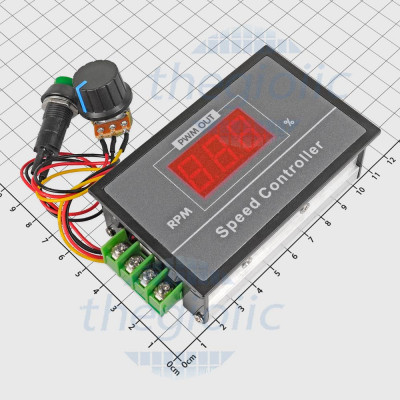 Mạch Điều Khiển Tốc Độ Động Cơ DC PWM 30A Có Hiển Thị