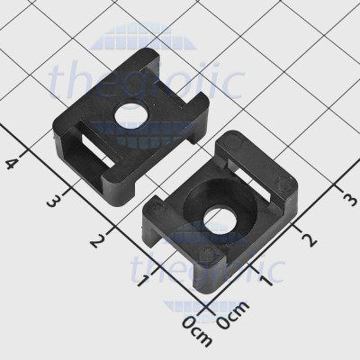 STM-2S Giá Đỡ Dây Buộc Lỗ Vít 5.1mm Màu Đen