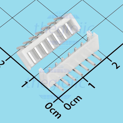 Đầu EH 2.54mm 7 Chân Cong Xuyên Lỗ