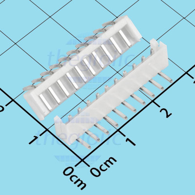 Đầu EH2.54mm 10 Chân Cong Xuyên Lỗ