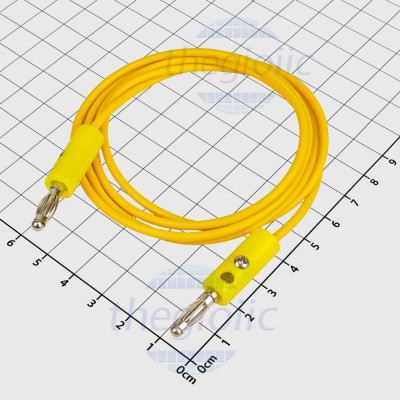 Dây Banana 2 Đầu 4mm Dài 1m Màu Vàng