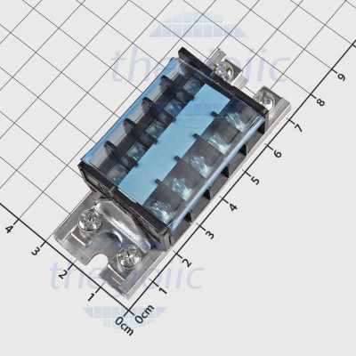 TD1505 Cầu Đấu Điện, Terminal Khối Tủ Điện 5 Cực 15A 600V 22mm