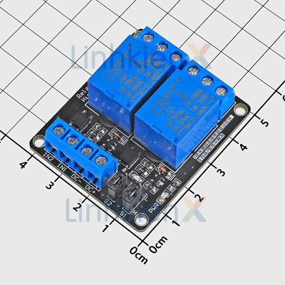 Module 2 Relay CRFT 24V Kích Mức Cao/Thấp