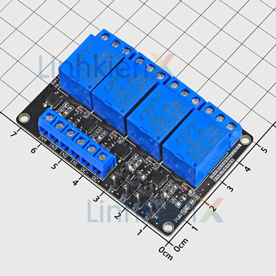 Module 4 Relay CRFT 12V Kích Mức Cao/Thấp