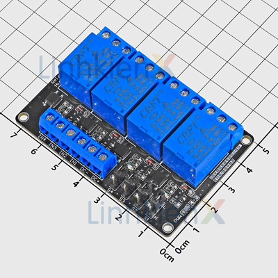 Module 4 Relay CRFT 24V Kích Mức Cao/Thấp