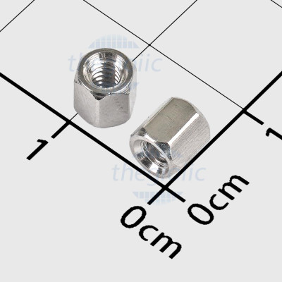 Trụ Đồng HEX-M3 Cái-Cái Dài 5mm Dùng Cho Đầu Nối DB, VGA