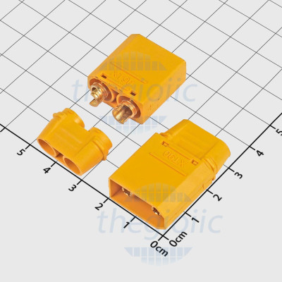 XT90H-M Jack Cắm Đực Có Chụp Bảo Vệ