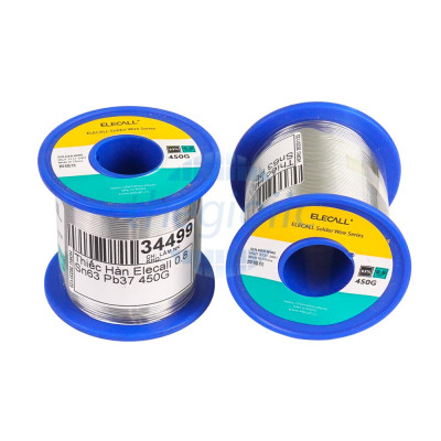 Thiếc Hàn Elecall 0.8 Sn63 Pb37 450G