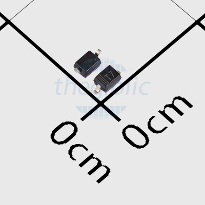 1N4007-T7 Diode Chỉnh Lưu 1A 1KV SOD-323