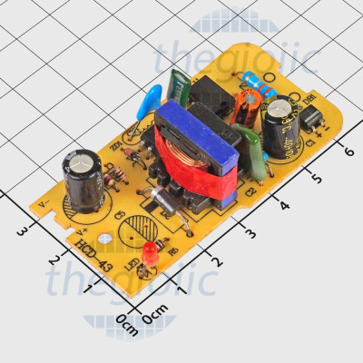 Mạch Chuyển Đổi AC-DC Vào 220V Ra 12V 1A 12W V4