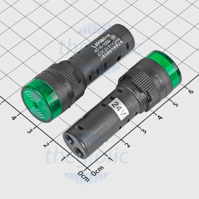 AD16-16SM Đèn Còi Báo Màu Xanh Lá 16mm 24V