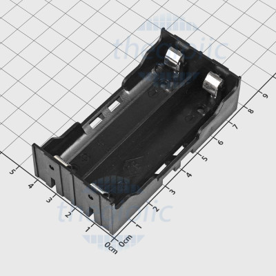 Đế Pin 2x18650 Hàn PCB