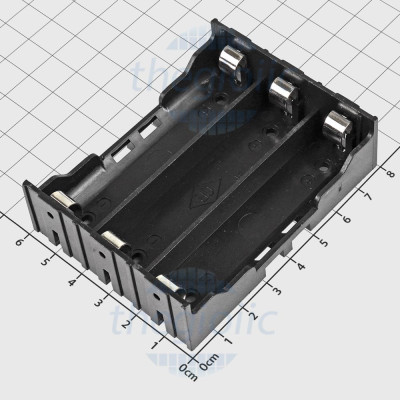 Đế Pin 3x18650 Hàn PCB