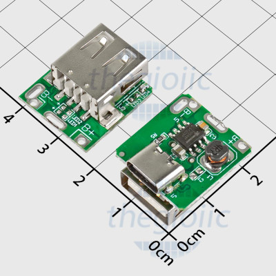 134N3P Mạch Tăng Áp Sạc Pin Dự Phòng 5V 1A USB Type C