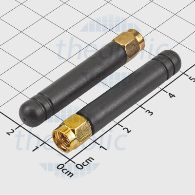 Ăng Ten RF 433MHz 3dBi Đầu SMA Đực Thẳng Dài 50mm