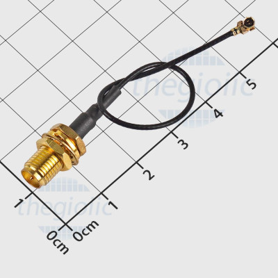 Cáp RF Đầu SMA Đực Nối 1.13Ipex Dài 10cm