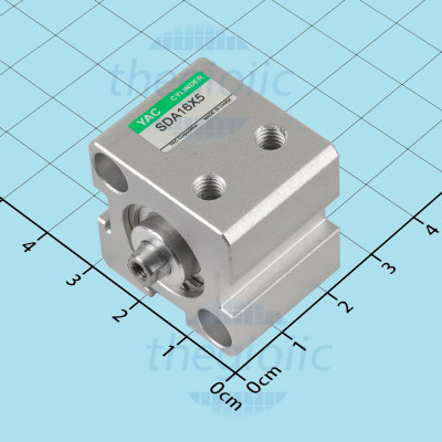 SDA16X5 Xi Lanh Khí Nén Đường Kính 16mm, Hành Trình 5mm