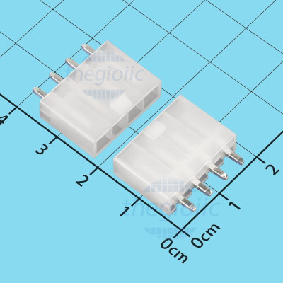 Đầu Nối 5569 4.2mm 4 Chân 1 Hàng Thẳng Hàn PCB