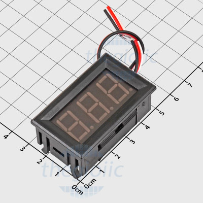 Đồng Hồ Đo Áp DC 0-100VDC LED Đỏ