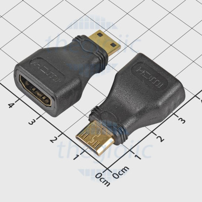 Đầu Chuyển Đổi Mini HDMI Sang Đầu Cái HDMI