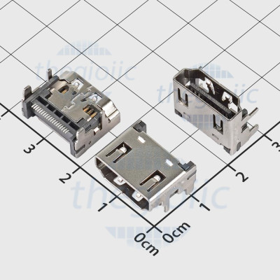 Cổng HDMI Cái Type A 19 Chân Thẳng SMD