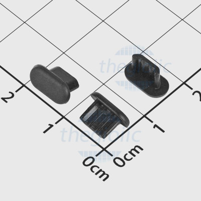 Nắp Cao Su Chống Bụi Dùng Cho Cổng Sạc Micro USB Màu Đen