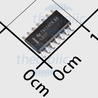 SN74LS07D IC Buffer Non-Inverting Open Collector Output, 14-SOIC