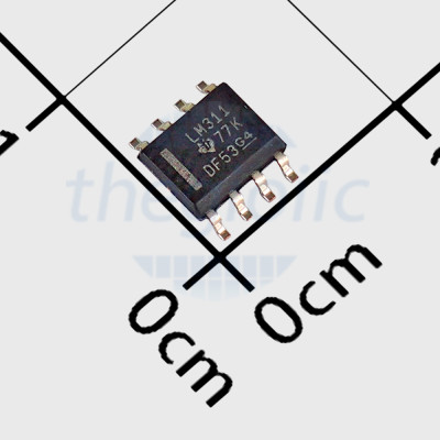 LM311D IC Comparator, Open Collector/Emitter, 8-SOIC