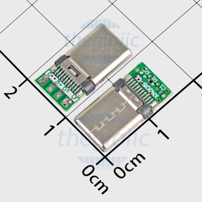 Mạch Ra Chân USB Type-C 3.1 Đực Sang 4 Chân Hàn Dây