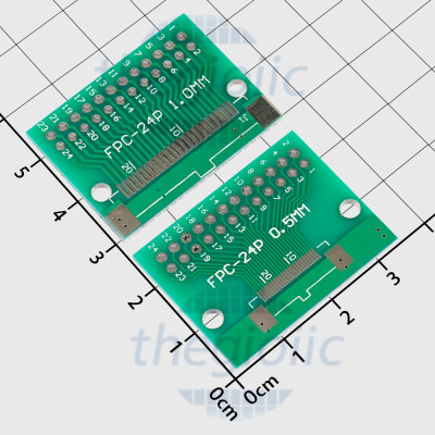 FPC-24P Đế Ra Chân Cổng FFC/FPC 0.5mm 1.0mm Sang 2.54mm