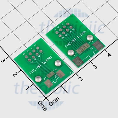 FPC-8P Đế Ra Chân Cổng FFC/FPC 0.5mm 1.0mm Sang 2.54mm