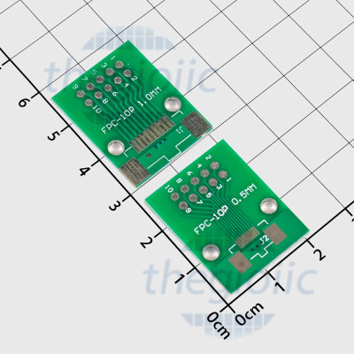 FPC-10P Đế Ra Chân Cổng FFC/FPC 0.5mm 1.0mm Sang 2.54mm