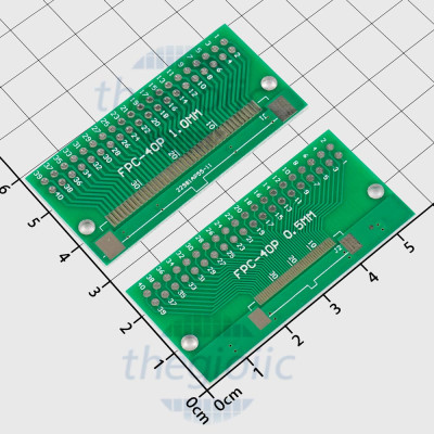 FPC-40P Đế Ra Chân Cổng FFC/FPC 0.5mm 1.0mm Sang 2.54mm