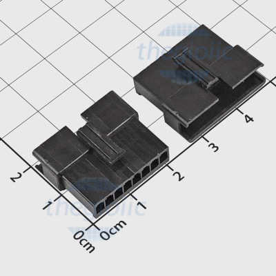 SM-8A Đầu Đực SM2.54mm 8 Chân 1 Hàng 250V 3A