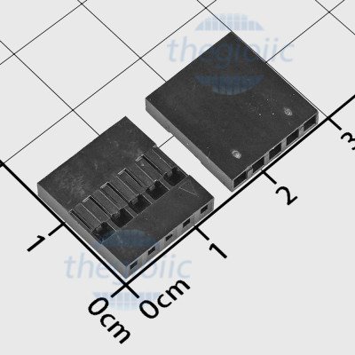 Đầu Dupont Cái 2.54mm 5 Chân 1 Hàng