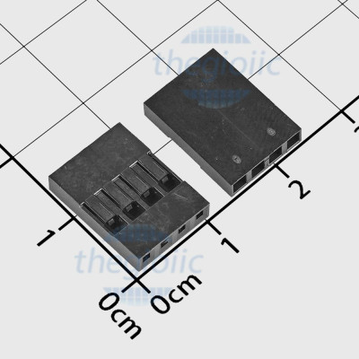 Đầu Dupont Cái 2.54mm 4 Chân 1 Hàng