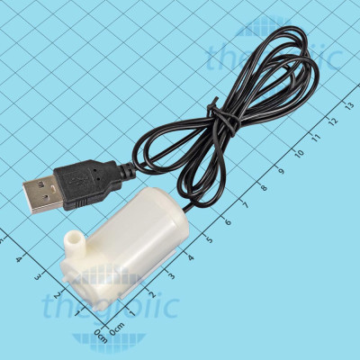 Động Cơ Bơm Chìm Mini 5V 1.2-1.6L/phút Nối Dây USB