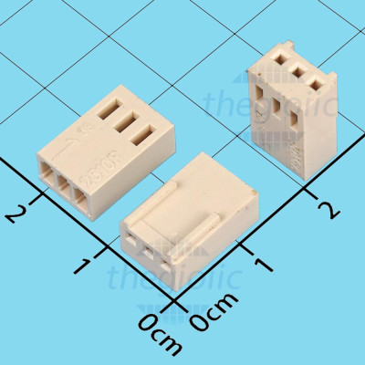 KF2510 Đầu Cái 2.54mm 3 Chân 1 Hàng