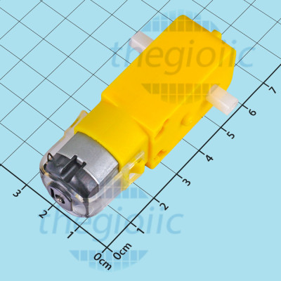 Động Cơ Giảm Tốc Vàng TT Trục Kép 3-6VDC