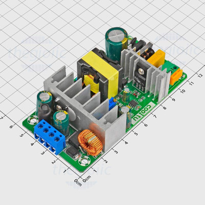 Mạch Chuyển Đổi Ngõ Ra Kép AC-DC 90~260V Ra 5V 12V 24V 36V, 4~5A, 100W