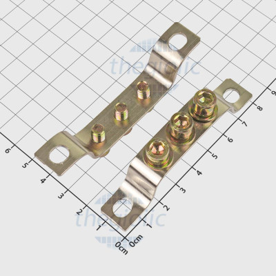 X5 Cầu Nối Đất, Tiếp Địa 3 Cực 2x15mm Dài 87mm Vít M6