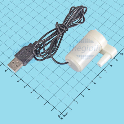 Động Cơ Bơm Chìm Mini Dạng Đứng 5V 1.2-1.6L/phút Nối Dây USB