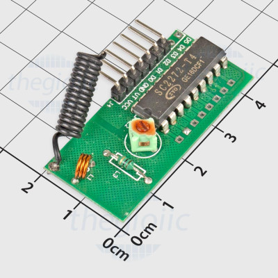 2272-T4-433Mhz Mạch Thu RF 433Mhz Có Ăng Ten