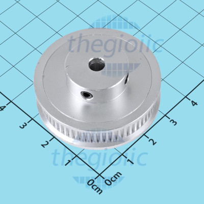 GT2 Bánh Răng 60 Răng, Bước 2mm, Trục 5mm, Rãnh Dây Đai 6mm